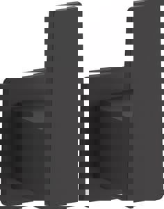 1-Hook Robe Hook in Matte Black